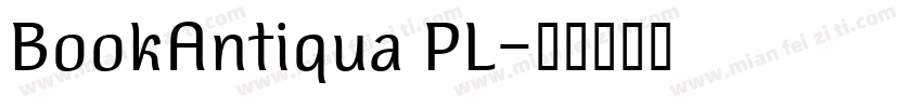 BookAntiqua PL字体转换